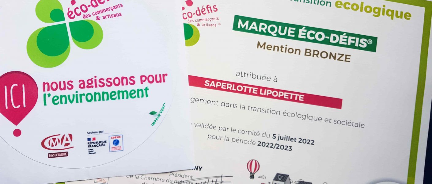 Entrerprise française reconnue pour son engagement écologique